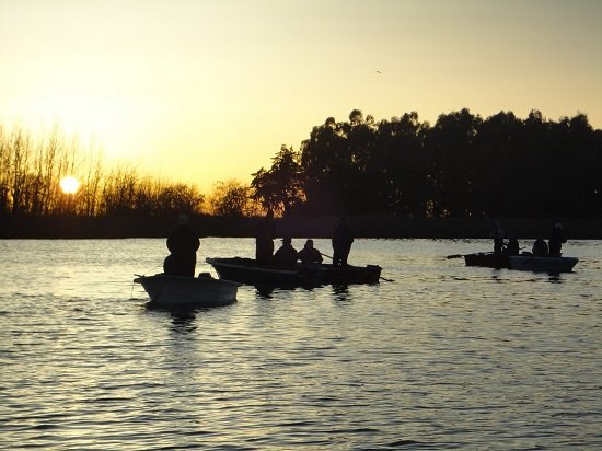 Pescar en la Laguna Blanca Grande